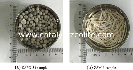 catalizador do Zeolite SAPO 34 da peneira molecular de 1.5µm para revestir agentes auxiliares